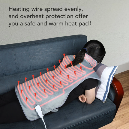 Electric Heating Pad Heated Shawl for Shoulder and Neck Heating