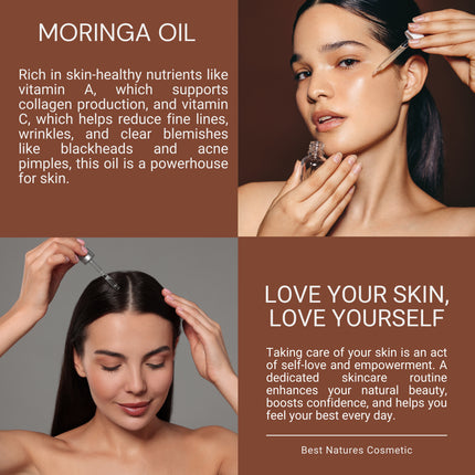Moringa Seed Oil (organic, cold pressed, unrefined)