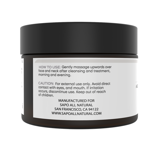 Sapo Night Cream - Hydrating Overnight Face Moisturizer with