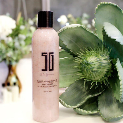Jojoba and Almond Oil Moisturizer Body Wash and Scrub