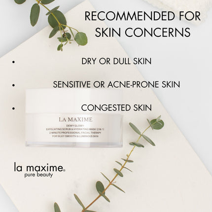 Dewy Glowy Exfoliating Scrub & Hydrating Mask (2 in 1)