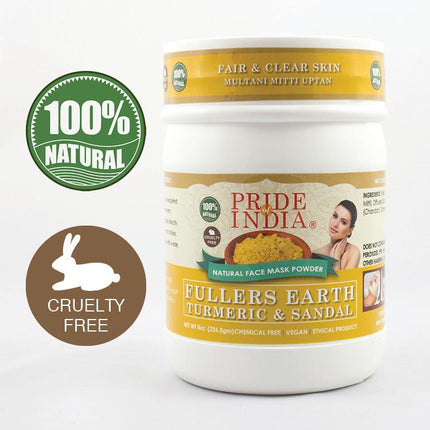Face Glow- Fuller’s Earth w/ Turmeric & Sandalwood- 12 Individual