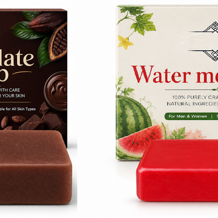 Chococlate & Watermelon Soap Combo Pack