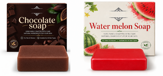 Chococlate & Watermelon Soap Combo Pack