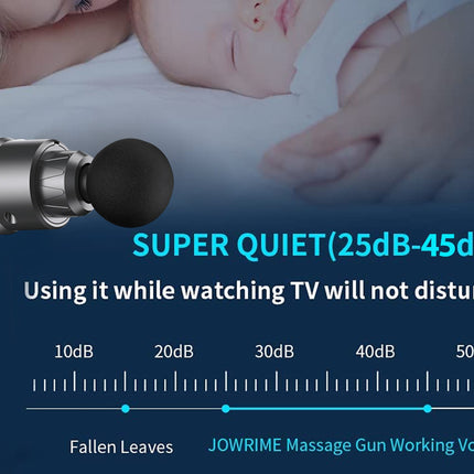 Massage Gun Deep Tissue Quiet Percussion Muscle Back Neck Head