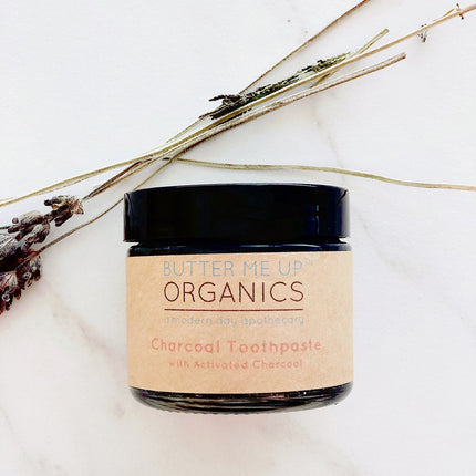 Organic Activated Charcoal Toothpaste / Whitening Toothpaste / Organic