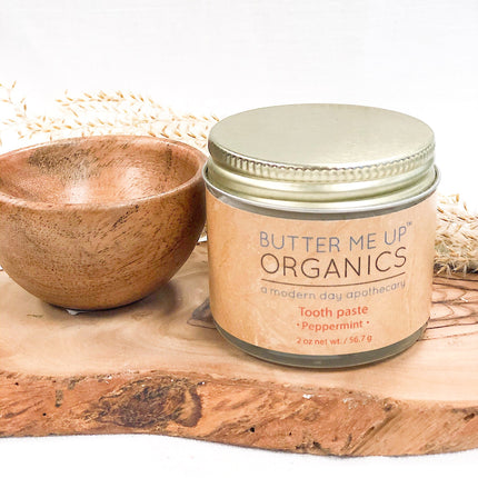 All Natural Organic Whitening Toothpaste / Remineralizing Toothpaste