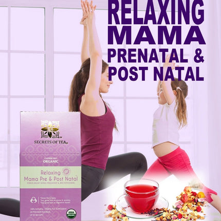 RelaxCalm Organic Herbal Tea - Stress Relief & Sleep Support