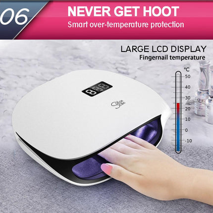 Salon Chic LED UV Nail Lamp Gel Polish Dryer Manicure Curing Smart