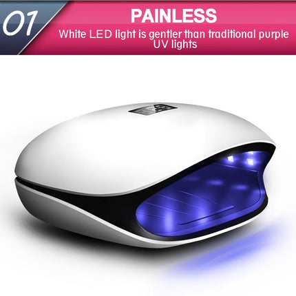 Salon Chic LED UV Nail Lamp Gel Polish Dryer Manicure Curing Smart