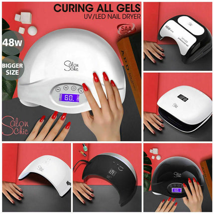 Salon Chic LED UV Nail Lamp Gel Polish Dryer Manicure Curing Smart