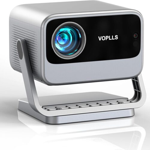 Ai Auto Focus Keystone] Voplls 4K Projector With Wifi And Bluetooth, Netflix Official Smart Video Projector, 600 Ansi Outdoor
