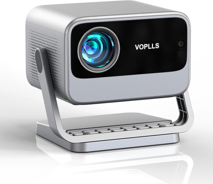 Ai Auto Focus Keystone] Voplls 4K Projector With Wifi And Bluetooth, Netflix Official Smart Video Projector, 600 Ansi Outdoor