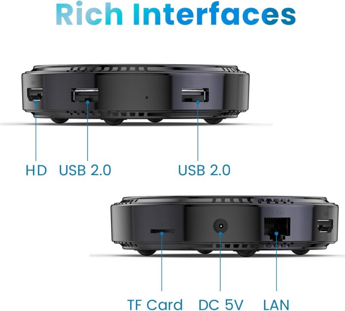 Android Tv Box 12.0 4Gb 64Gb Smart Tv Box Android Box Allwinner H618 Wifi 6 Ultra Hd 1080P 4K 8K Hlg Mode Hdr10+ Bt 5.0 Usb 2.0 - Image 8