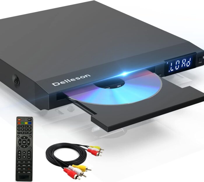 All Region  Compact Dvd Player For Tv, Microphone Jack, Av Output Usb Input, Pal/Ntsc AutoSwitch System, Av Connect
