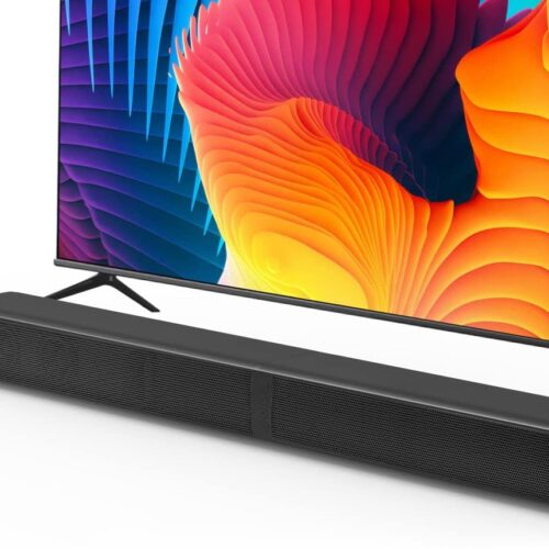2 In 1 Separable Sound Bars For Tv, 2.2 Channel 32Inch Bluetooth 5.0 Tv Speaker For Surround Sound System, BuiltIn Dual Subwoofer