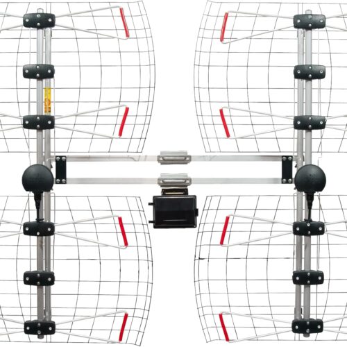 Antennas Direct 8Element Bowtie Uhf Outdoor Hdtv Antenna, MultiDirectional, 70+ Mile Range, 4K 8K Uhd Nextgen Tv  W/AllWeather