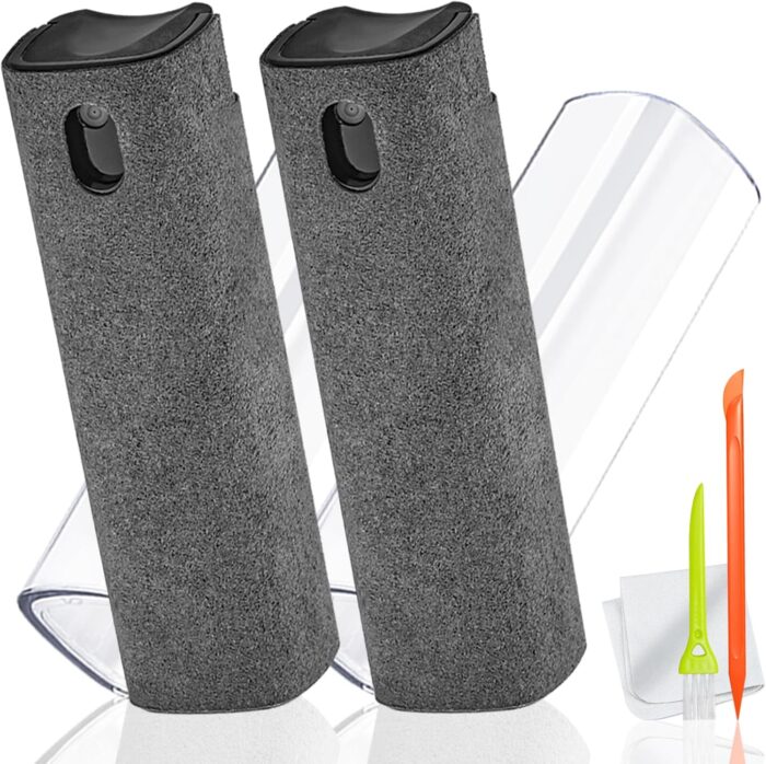 2 Pack Screen Cleaner Spray, Phone Touchscreen Mist Cleaning Kit For Laptop, Computer, Ipad, Iphone, Macbook, Car Screen, Tablet