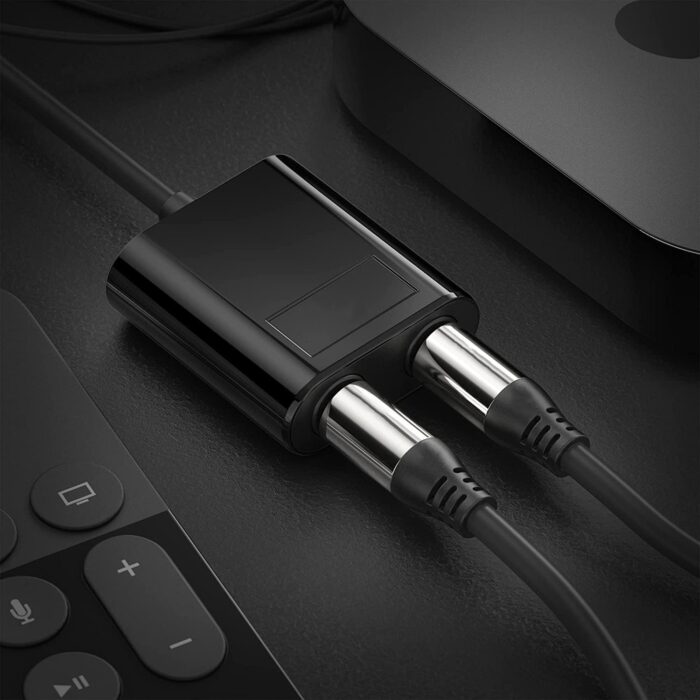 2 Port Toslink Splitter, Optical Fiber Audio Splitter 1 In 2 Out Support Lpcm2.0, Dolby Digital, Dts 5.1 For Dvd/Cd Player, Xbox - Image 5