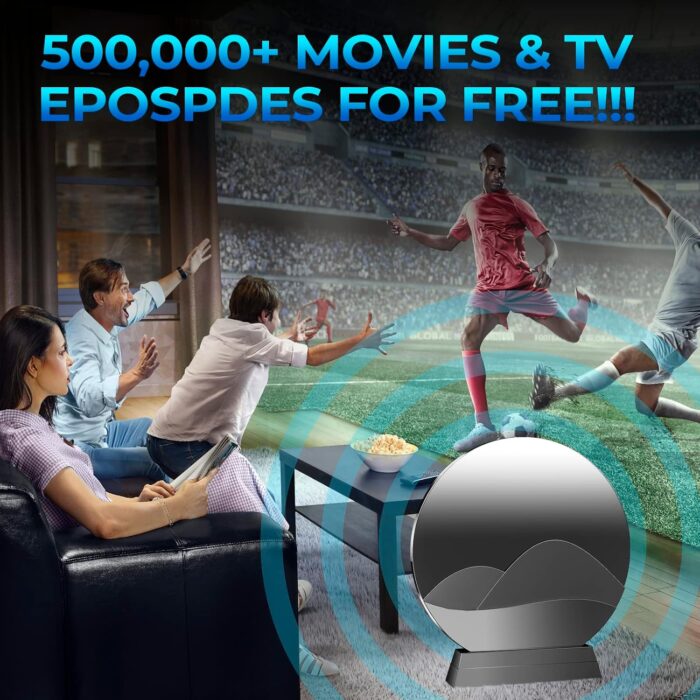 ed Digital Antenna For Tv,880+ Miles Range Tv Antenna For Smart Tv IndoorTv Antennas Outdoor, Antenna Support 8K 4K - Image 8