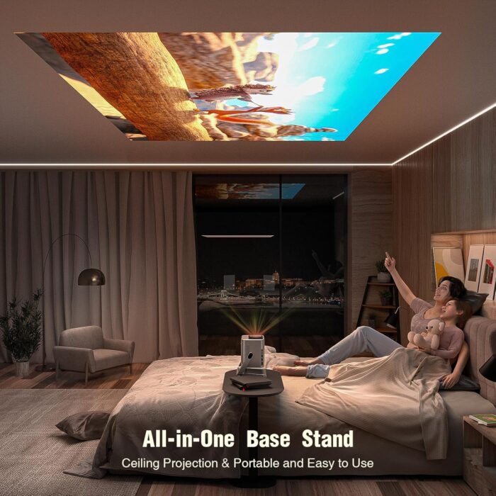 Ai Auto Focus Keystone] Voplls 4K Projector With Wifi And Bluetooth, Netflix Official Smart Video Projector, 600 Ansi Outdoor - Image 7
