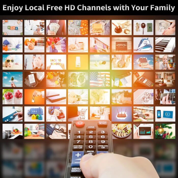 770+ Miles Range Smart Tv Antenna, Digital Indoor Hdtv Antenna For Local Channels With Signal Amplified Premium Aerial Support 4K - Image 8