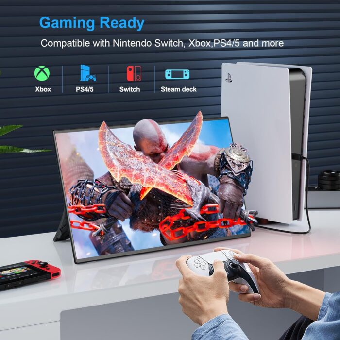 14 Touchscreen Monitor, UsbC+Hdmi+Vga Fhd 1920X1080 Ips Hdr 100 Srgb 60Hz 10Point Touch Display With Speakers And Vesa For Laptop - Image 5