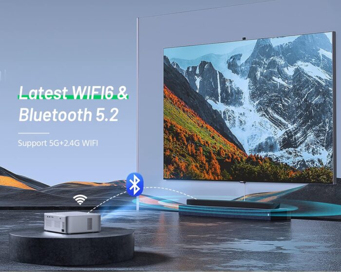 4K Support Android Tv 10.0 Projector 5G Wifi Bluetooth Native 1080P, Cibest FullSealed Optical Engine Home Movie Fhd Projector - Image 7