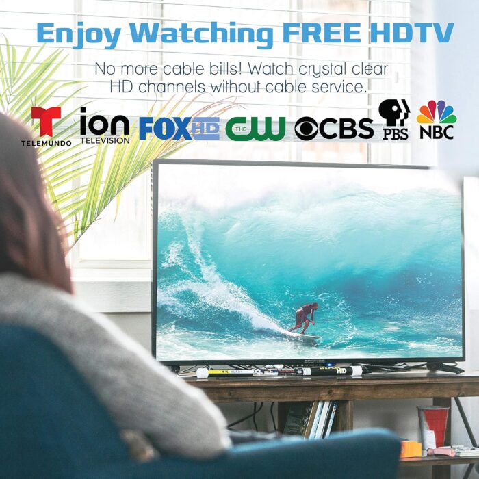 Antenna For Smart Tv Indoor Max Hd Model Antenna For Digital Tv Outdoor Amplified Digital Tv Antenna For Local Channels Signals - Image 2