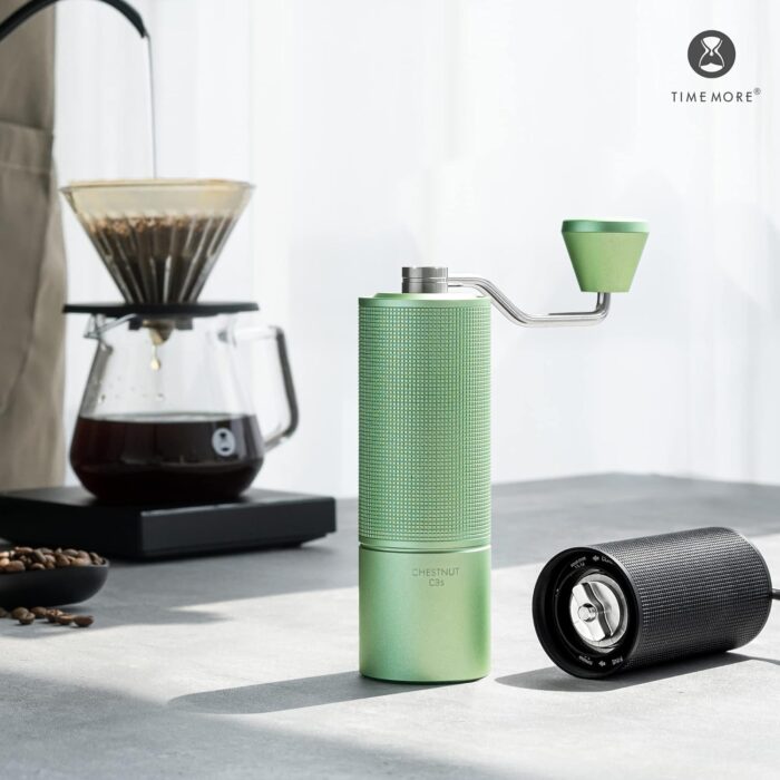TIMEMORE Manual Coffee Grinder Chestnut C3 ESP Pro, Hand Coffee Grinder, Stainless Steel S2C Conical Burr Coffee Grinder with Foldable Handle, Adjustable Grind Setting for Espresso - Black - Image 28
