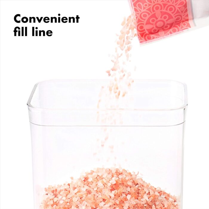 OXO Good Grips POP Container - Airtight Food Storage - Small Square Short 1.1 Qt Ideal for 1 lb of brown sugar or confectioner's sugar - Image 19