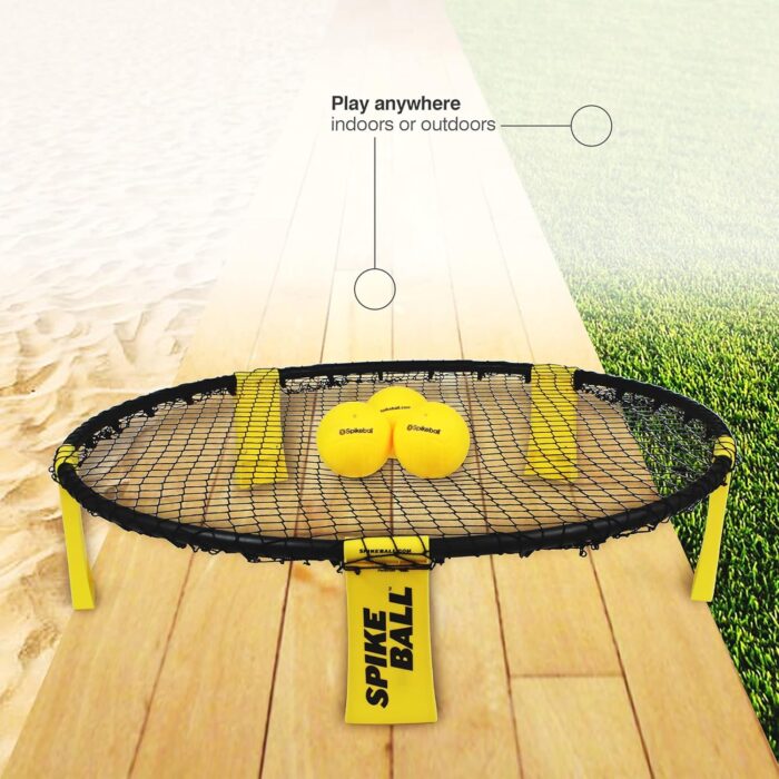 Spikeball 3 Ball Original Roundnet Game Set - Includes 3 Balls, net and Bag - Image 4