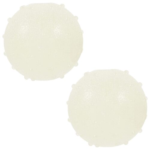 2Pieces Dog Glow Ball Toys,2 Inch Diameter Squeaky Dog Toy Balls Puppy Chew Toys For Teething, Dog Biting Ball Toy Dog Interactive Fetch Toys