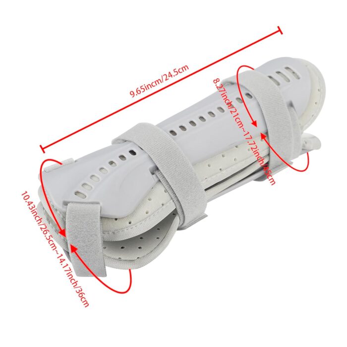 Forearm & Wrist Support Brace Splint, Forearm Immobilizer Brace Splints Breathable Wrist Splint for Carpal Tunnel, Upgraded with Double Splint, Great for Wrist Pain, Sprain, Sports Injuries (Left) - Image 4